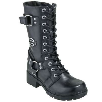 Harley Davidson Boots: Women's 83736 9 Inch Eda Motorcycle Boots