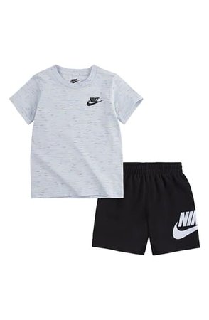 Nike T-Shirt & French Terry Shorts Set (Baby) | Nordstrom