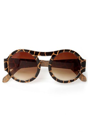 Trend Spotter Black and Tan Print Sunglasses | Printed sunglasses, Sunglasses, Black and tan