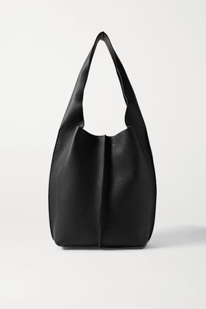 Black Textured-leather tote | Acne Studios | NET-A-PORTER