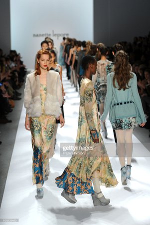 Models walk the runway at the Nanette Lepore Fall 2011 fashion show... News Photo - Getty Images