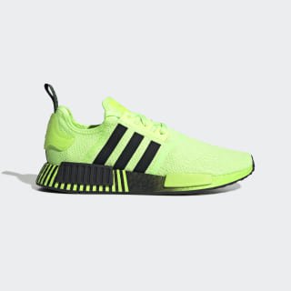 Men's NMD R1 Neon Green and Black Shoes | adidas US