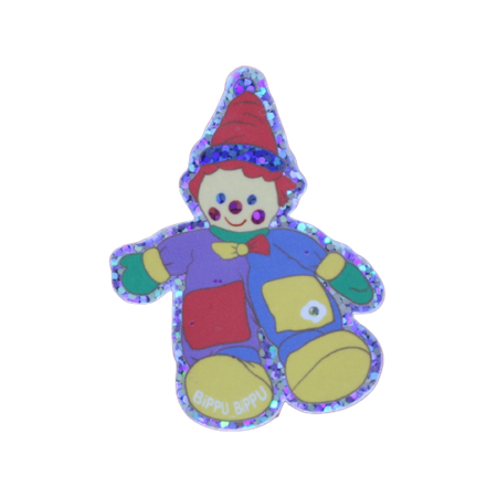 BippuBippu // Cute Little Clowns glitter vinyl stickers