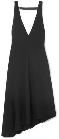 Crepe Midi Dress - Black