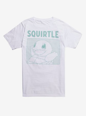 Pokemon Squirtle Pop Art Print T-Shirt