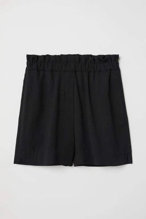 Pull-on Shorts - Black