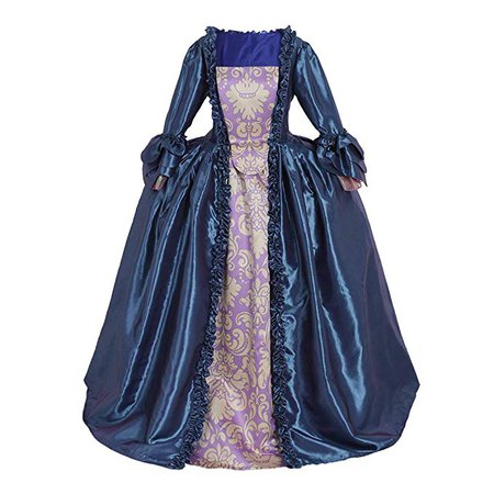 Amazon.com: CosplayDiy Women's Venice Carnival Colonial Georgian 18th Century Marie Antoinette Cosplay Gown Dress: Clothing
