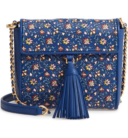 Tory Burch Fleming Print Quilted Leather Crossbody Bag | Nordstrom