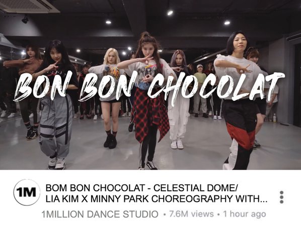 BON BON CHOCOLAT DANCE AT STUDIO