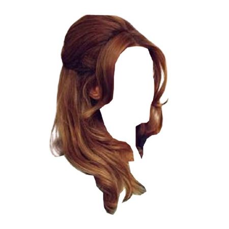 red brown hair 60's half up bouffant hairstyle