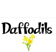 daffodils word - Google Search