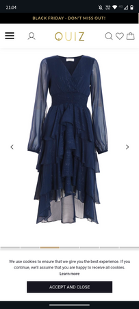 Blue Ragged Dress