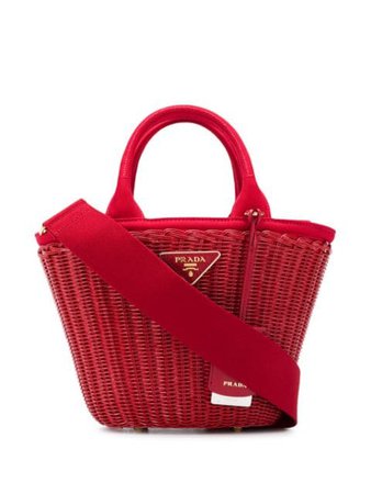 Prada Middolino woven basket bag $1,420 - Buy Online SS19 - Quick Shipping, Price