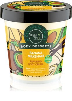 Organic Shop Body Desserts Banana Milkshake αναγεννητική κρέμα για το σώμα | notino.gr