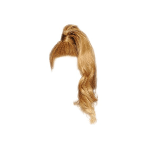 blonde hair png ponytail