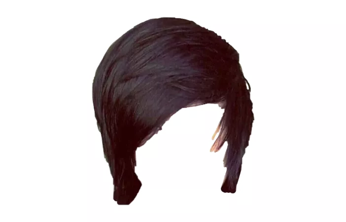 hair scene emo scemo fringe wig Sticker by siefyxx