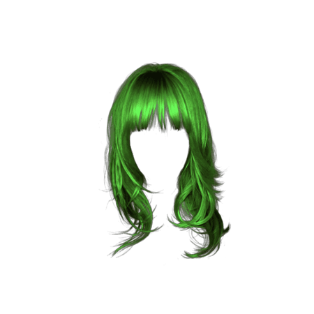 green hair png - Google Arama