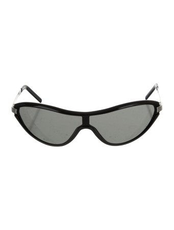 Valentino Tinted Shield Sunglasses