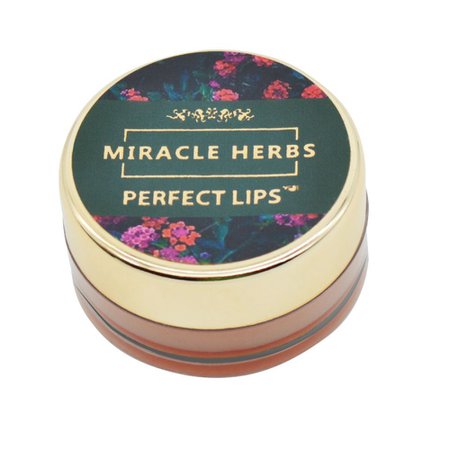 Miracle Herbs Perfect Lips Lip Treatment Balm/100% Organic Overnight Lip Moisturizer For Lip Care And Lip Treatment,Lip Collagen,Sleeping Repairing Lip Balm For Dry Lips,Nourishing & Hydrating Lips