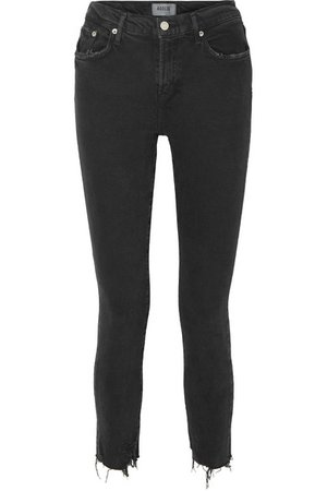 AGOLDE | Toni distressed mid-rise skinny jeans | NET-A-PORTER.COM