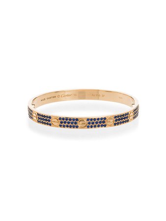 MAD Paris customised 18kt gold Cartier Love bracelet