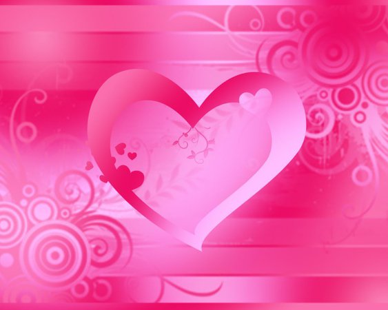 Pink Heart Wallpaper #3