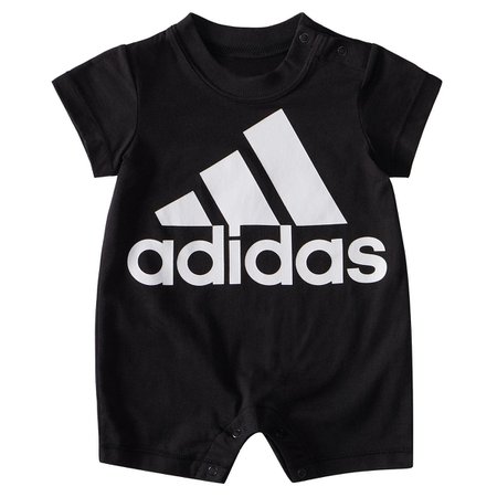 Baby Boy adidas Graphic Shortie Jumpsuit