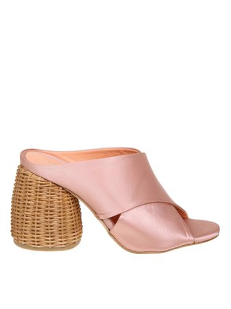 Paloma Barcelo Sandal Lois In Satin Color Pink