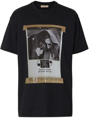 Burberry Archive Campaign Print Cotton T-shirt $365 - Shop SS19 Online - Fast Delivery, Price