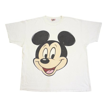 Mickey Mouse Face Walt Disney World Tshirt Vintage 90s | Etsy