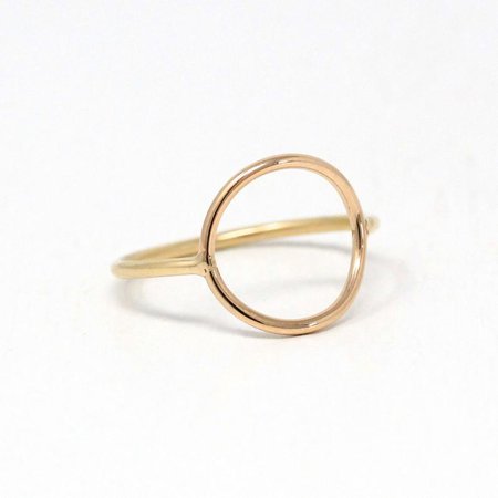 Antique Circle Ring Edwardian 14k Yellow Gold Stick Pin | Etsy