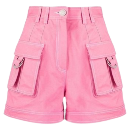 [undeadjoyf] pink cargo shorts