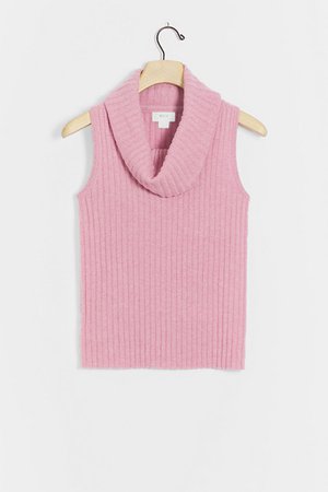 Emerie Cashmere Cowl Neck Sweater Tank | Anthropologie