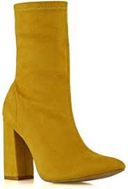 yellow heel boots - Google Search
