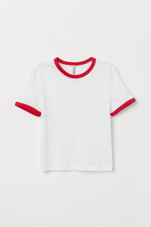 T-shirt - White - | H&M CA