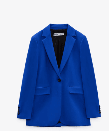 cobalt blue blazer