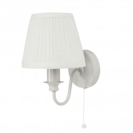 Laura Ashley Wall Light in Dove Grey with Shade