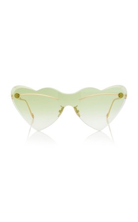 Heart-Shaped Metal Sunglasses By Loewe | Moda Operandi