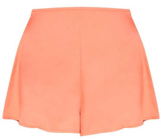 pretty little thing peach puff shorts
