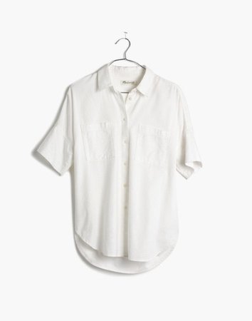 White Cotton Courier Shirt