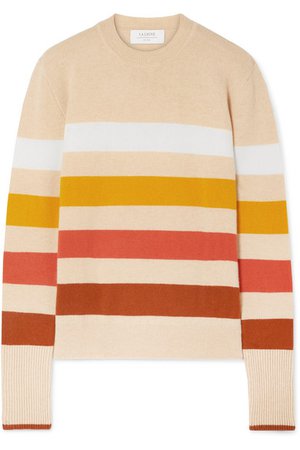 La Ligne | AAA Candy striped wool and cashmere-blend sweater | NET-A-PORTER.COM
