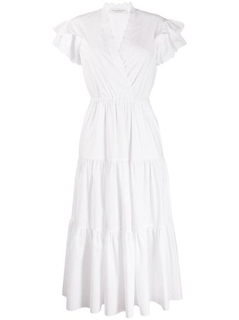 Shop white Philosophy Di Lorenzo Serafini wrap style shirt dress with Express Delivery - Farfetch