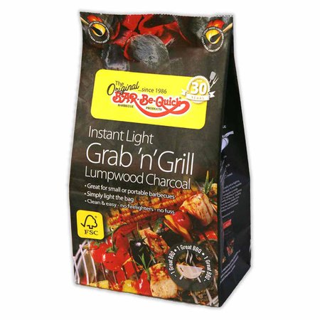 Bar-Be-Quick Grab n Grill Charcoal Bag 500g | Wilko