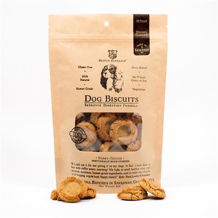 Gluten-Free Healthy Dog Treats made in the USA – 4 oz. Bag of Ollie B. Biscuits