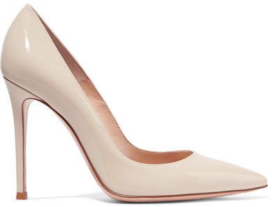 105 Patent-leather Pumps - Off-white