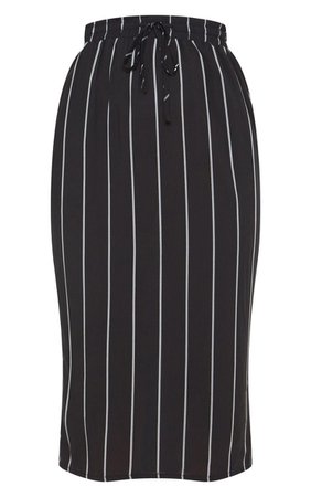 Black Casual Midi Skirt | Skirts | PrettyLittleThing