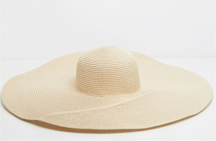 Prettylittlething Cream Extra Large Oversized Sun Hat