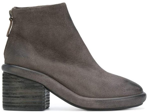 mid heel ankle boots