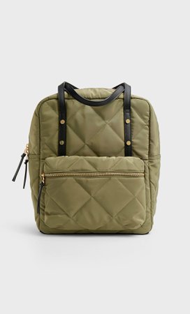 Quilted backpack - Women's Just in | Stradivarius United States