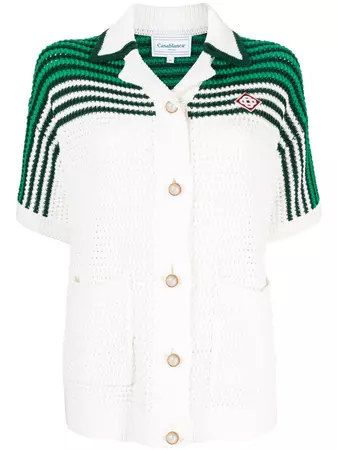 Casablanca Tennis Crochet Shirt - Farfetch
